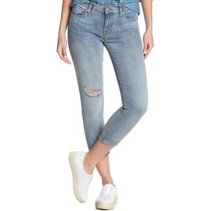 NWT Hudson Crop Harkin Super Skinny Cuff Jeans Size 28
